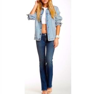 True Religion Becky Flap Pocket Bootcut Jeans Size 27 Cowgirl Western Y2K